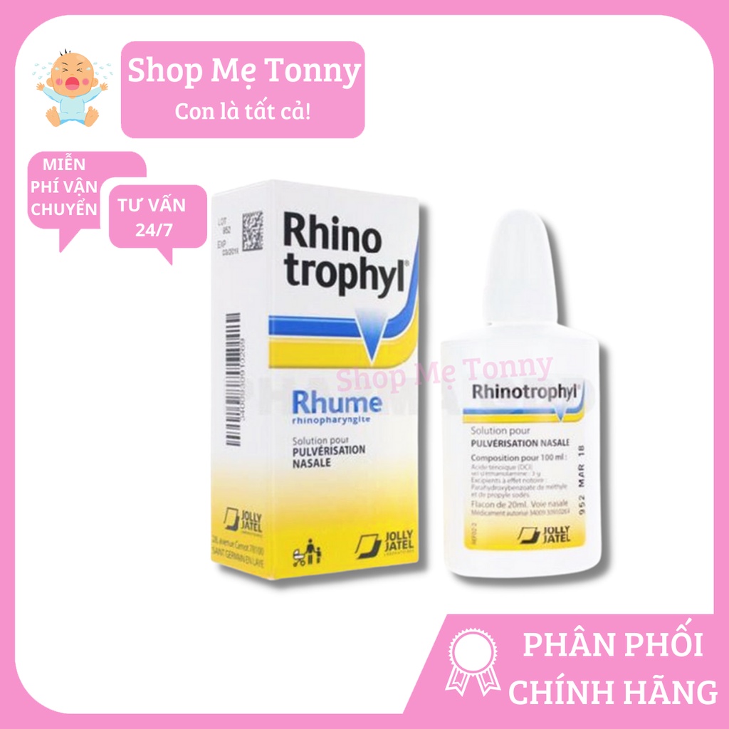 Nhỏ mũi kháng viêm Rhino Trophyl Pháp