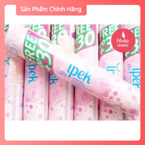 [HÀNG CHÍNH HÃNG] Combo 5 bông tẩy trang ipek 130 miếng