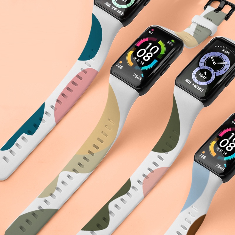 Dây Đeo Silicon Thay Thế Cho Đồng Hồ Thông Minh Huawei Band 7