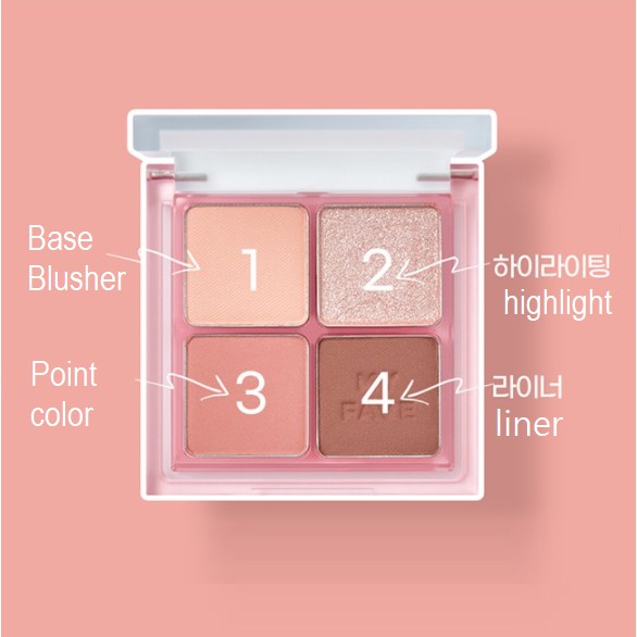 [HOLIKA ]Bảng phấn mắt má màu mộng mơ  - My Fave shadow palette 6 loại | BigBuy360 - bigbuy360.vn