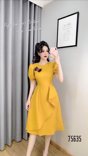 Đầm dự tiệc đính hoa | BigBuy360 - bigbuy360.vn