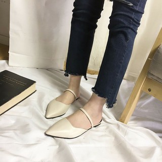 Dép nữ đế bệt mũi nhọn - 6328