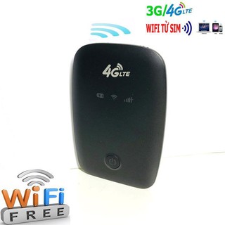 BÁN LẺ RẺ NHƯ BÁN BUÔN) Bộ phát wifi từ sim không dây mini 4G tốc độ cực Khủng- Phát sóng Wi-Fi bằng sim điện thoại