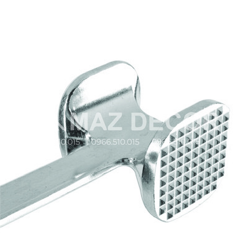 GIÁ SỈ TẠI XƯỞNG Búa đập thịt nhôm đúc Hải phòng đập đá, thịt, hành tỏi sả,... có 2 mặt chống gỉ