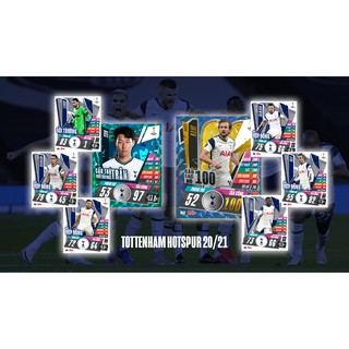 [GIẢM GIÁ] - Set thẻ in Match Attax Tottenham Hotspur phiên bản Poca 2021