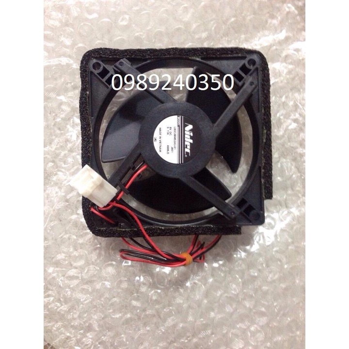 Quạt tủ lạnh Panasonic 8V DC - 2 dây (hình vuông 9x9cm)