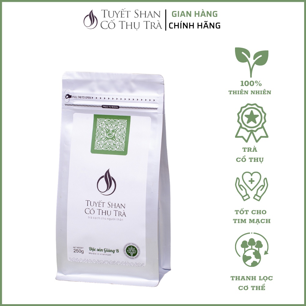 Trà Shan Tuyết Cổ Thụ Hữu Cơ- Trà Xanh- Trà Đặc Sản Giàng B Cao Cấp 250gr