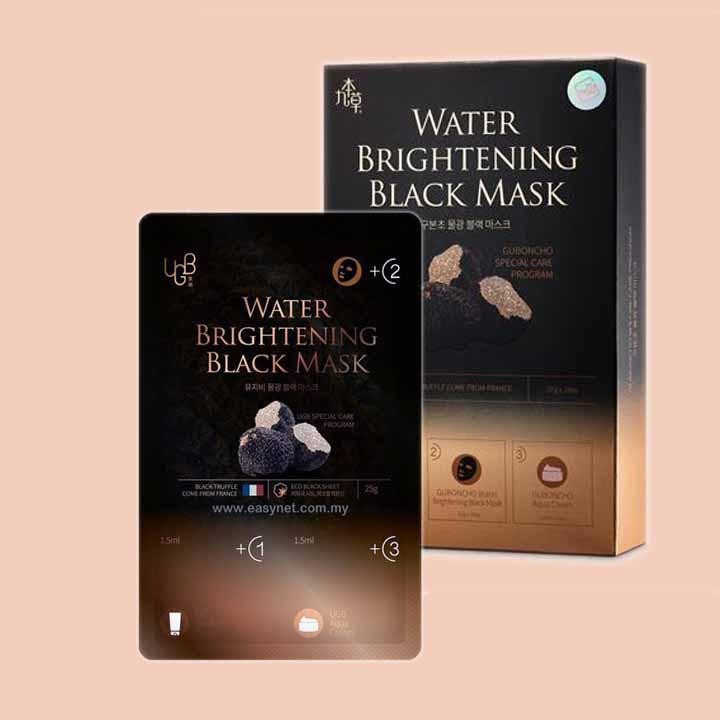 Mặt nạ Nấm đen thiên nhiên cao cấp Guboncho -  thải độc 3 bước - Guboncho Water Brightening Black Mask | BigBuy360 - bigbuy360.vn