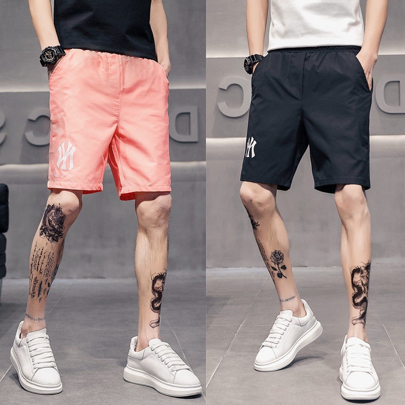 Quần Short Đi Biển Chất Liệu Lụa Lạnh Nhanh Khô Thời Trang Cho Nam