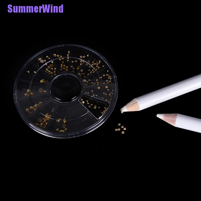 [Hàng mới về] Bộ 5 dụng cụ lấy đá đính trang trí móng tay xinh xắn