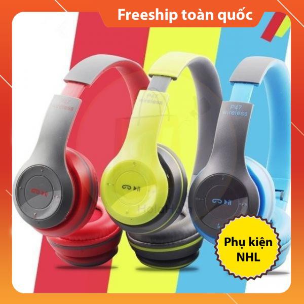 Tai nghe bluetooth chụp tai P47 | BigBuy360 - bigbuy360.vn