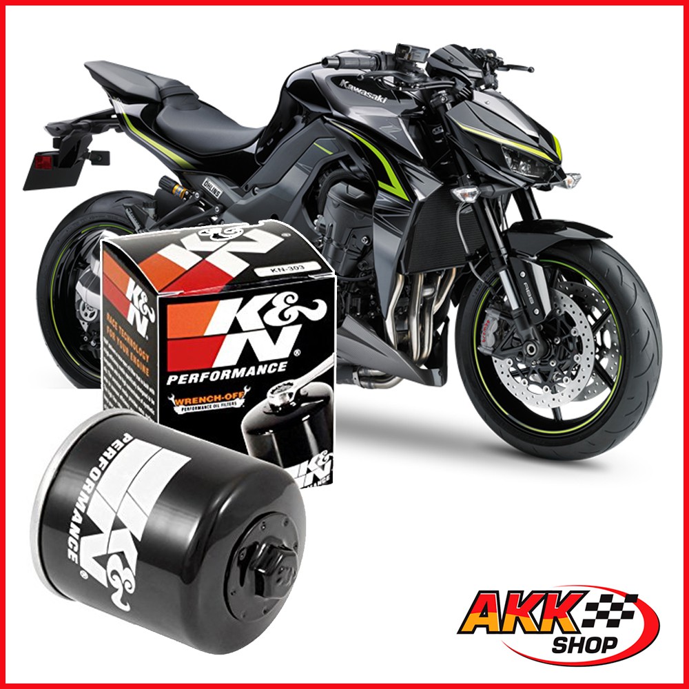 Lọc nhớt K&N KN-303 cho xe moto Kawasaki