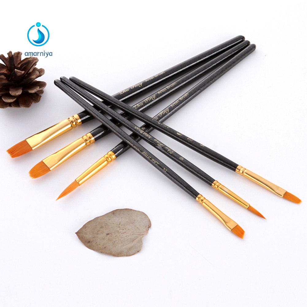 Hàng Có Sẵn Hàng| Set 10 Cọ Vẽ Màu Nước Chất Lượng Cao