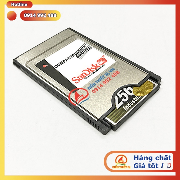 Thẻ nhớ 256MB Transcend CompactFlash Industrial - CF memory card dùng cho máy CNC máy công nghiệp