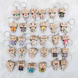 Combo 100 móc khoá danbo sắc thái màu