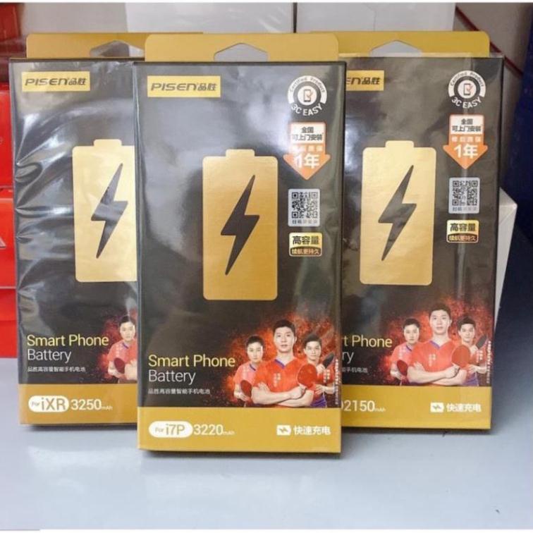 []PIN PISEN táo TĂNG DUNG LƯỢNG CAO DÙNG CHO táo 6G/6P/6S/6SP/7G/7P/8G/8P/X/XR/XMAX