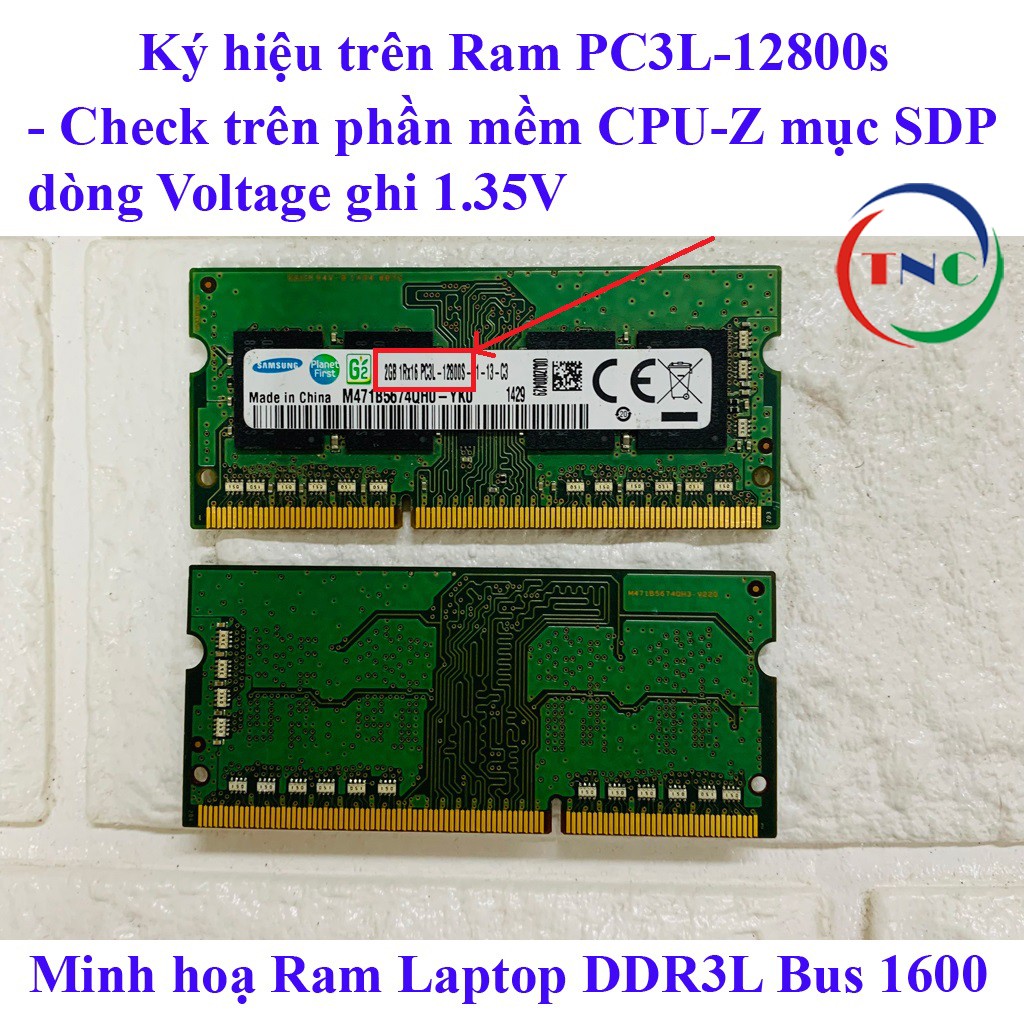 RAM Laptop 2Gb DDR3 cũ tháo máy Bus 1333 / Bus 1600 / Bus 1066 MHz (Ram Laptop PC3-2G cũ)