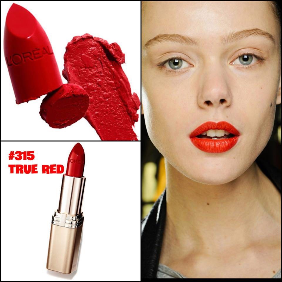 Son môi L'oreal Colour Richie lipstick 0,13oz (US) - 315 True Red (thỏi)