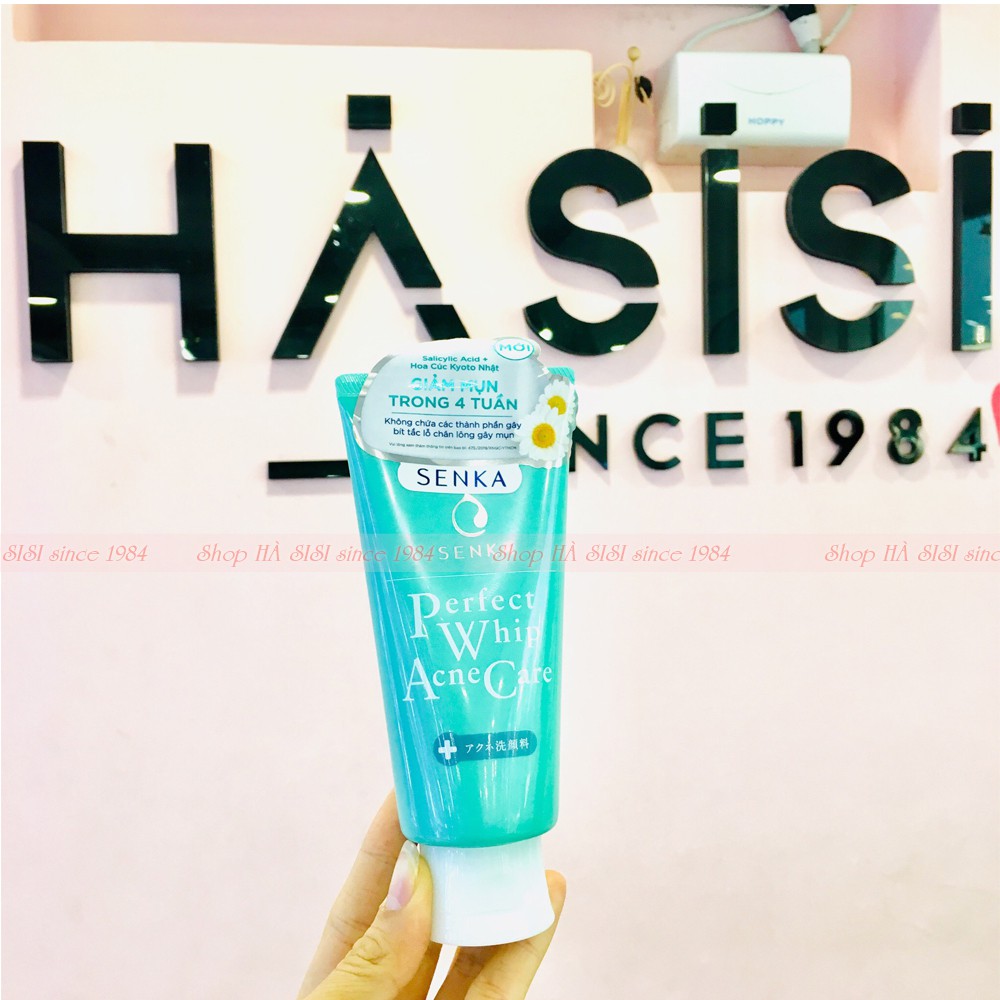Sữa Rửa Mặt Dành Cho Da Mụn SENKA PERFECT WHIP ACNE CARE 100g