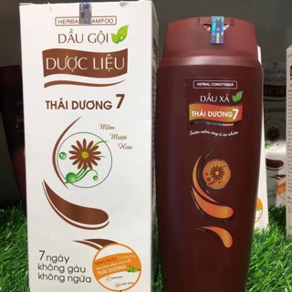 Cặp dầu gội, xả Thái Dương 7 ( CAM KẾT HÀNG CHÍNH HÃNG CÔNG TY)