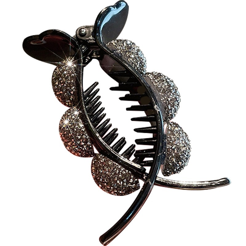 Kẹp Tóc Đính Đá Phong Cách Retro Chất Lượng Cao Cho Nữ