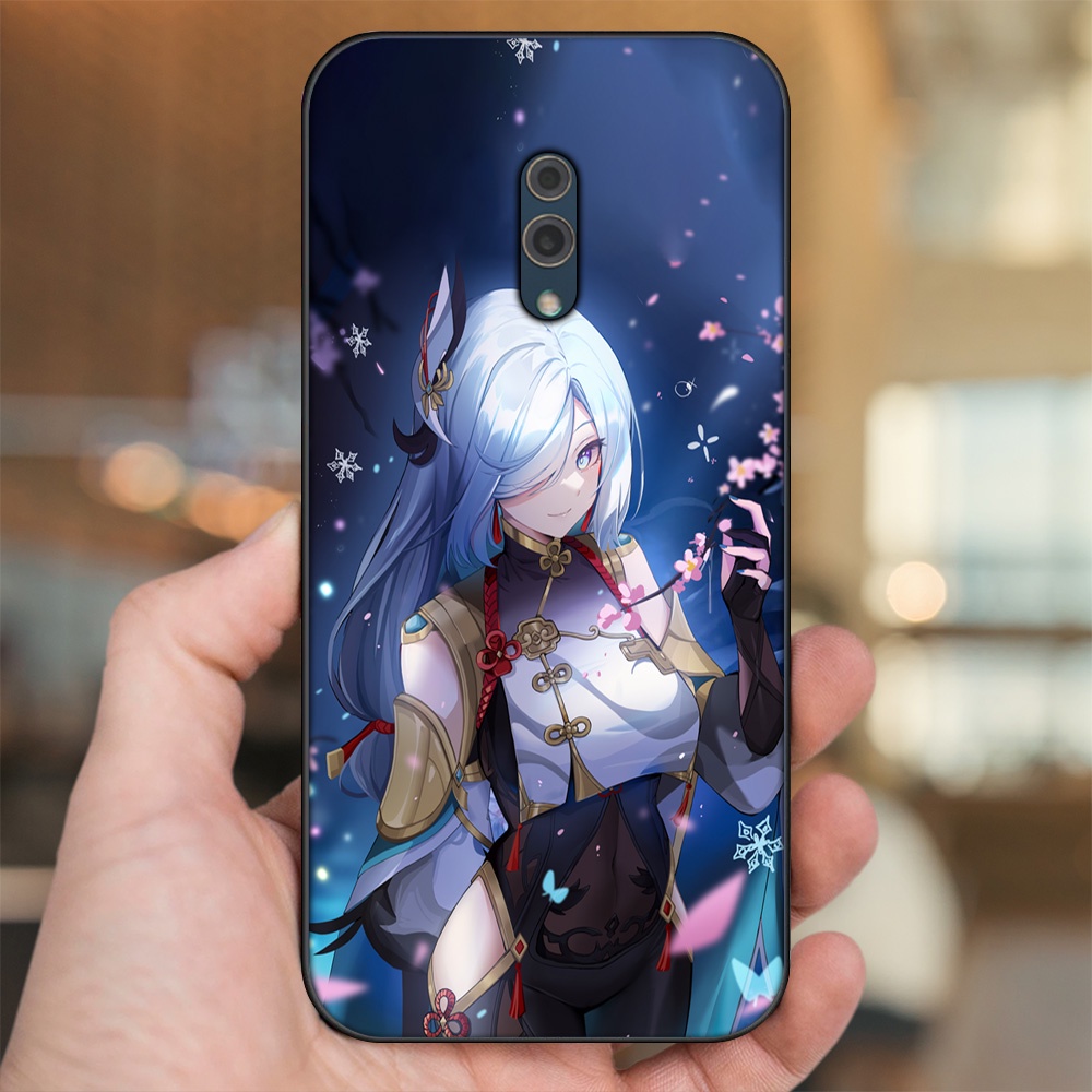 Ốp lưng Oppo K3 viền đen in hình Shenhe Genshin Impact