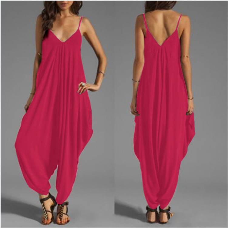 Áo liền quần Dáng Rộng Cổ Chữ V Khoét Sâu Gợi Cảm Cỡ 1 # | BigBuy360 - bigbuy360.vn