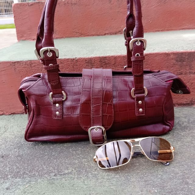 Túi đeo vai dạ thật