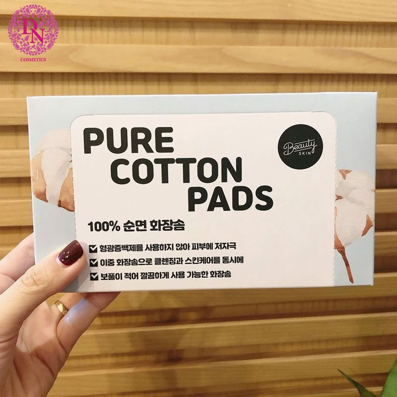 Bông tẩy trang Pure Cotton Pads hộp 100 miếng