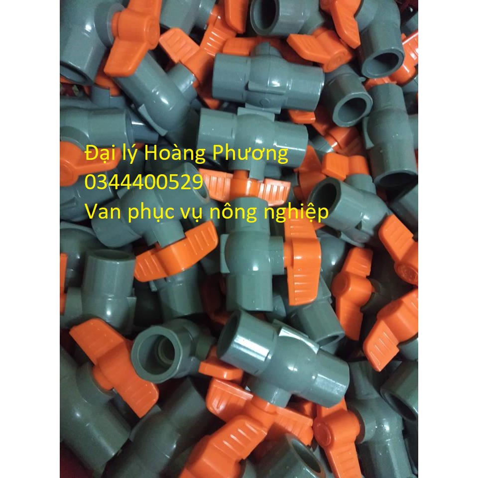 van nhựa, khóa nhựa 21-27 pvc chuyên dùng cho nông trại