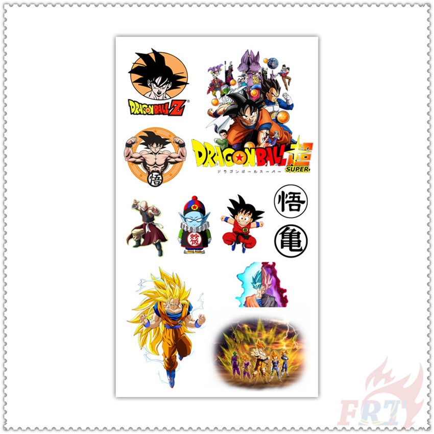 ✿ Hình Xăm Dán Tạm Thời Mini Hình Dragon Ball Series 01-01 ✿ 1 Tấm Hình Xăm Dán Gợi Cảm Chống Nước