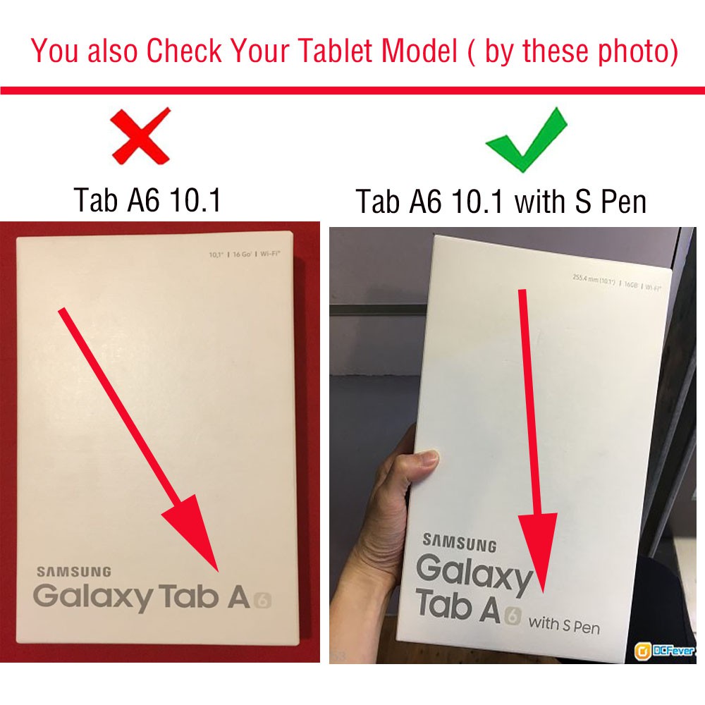Bao da máy tính bảng mỏng đơn giản với khe cắm bút thời trang cho Samsung Galaxy Tab A A6 10.1 (2016) | BigBuy360 - bigbuy360.vn