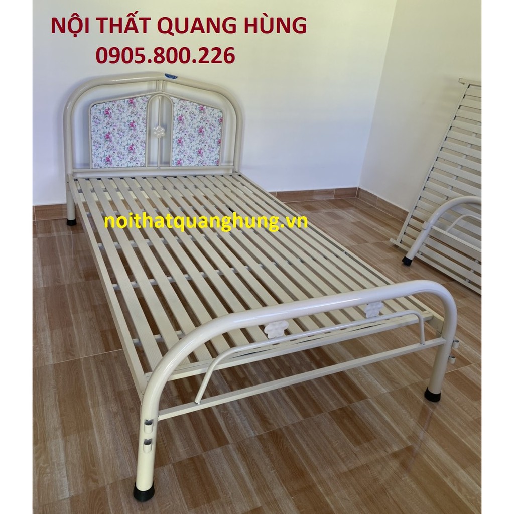 GIƯỜNG SẮT DUY PHƯƠNG GIÁ RẺ MẪU 80CM X 2M HCM