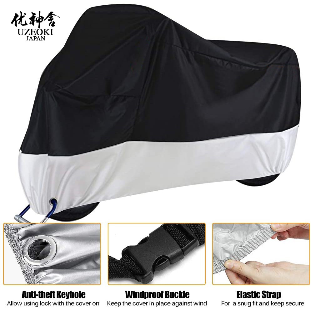 UZEOKI Benelli BJ500GS-5A  Motorcyle Cover Motorbike Cover Nắp đậy xe máy Nắp đậy xe máy Nắp che xe máy Xe máy chống thấm nước che mưa che moto Selimut Động cơ Mưa Chống thấm Bụi Bụi UV Vỏ bảo vệ động cơ Sarung Motor