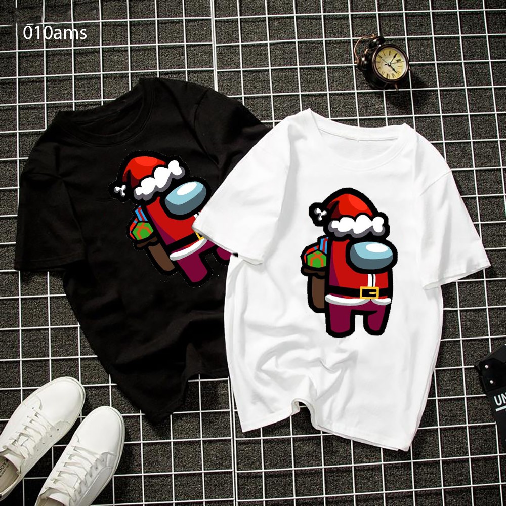 ALBUM Áo thun from rộng in hình AMONG US phong cách thời trang Noel,tết 2020 | BigBuy360 - bigbuy360.vn