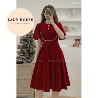 Đầm xoè 😘 FREESHIP 😘 đầm trơn cổ tròn dự tiệc sang trọng