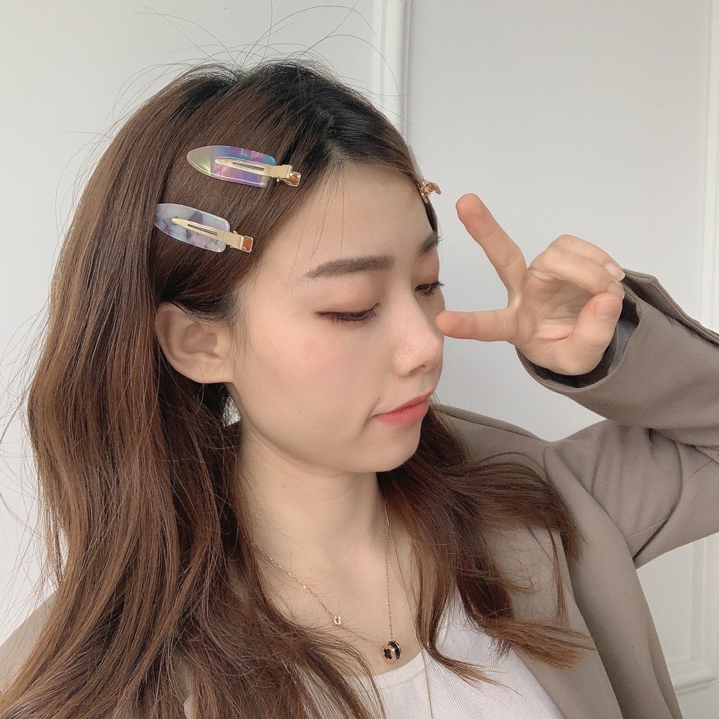 Kẹp tóc chiếc lá phong cách Hàn Quốc cho nữ sang chảnh│Loang màu│Xem thêm ở phần MÔ TẢ SẢN PHẨM