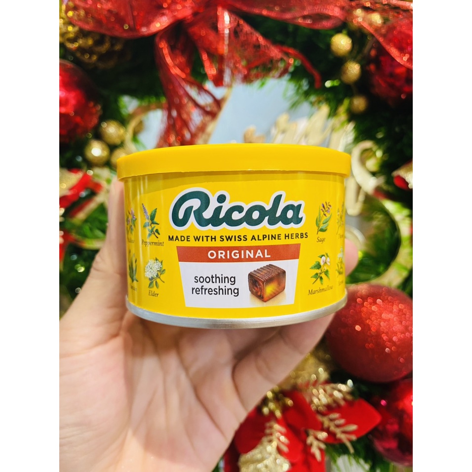 Kẹo thảo mộc ngậm ho Original các vị hiệu Ricola