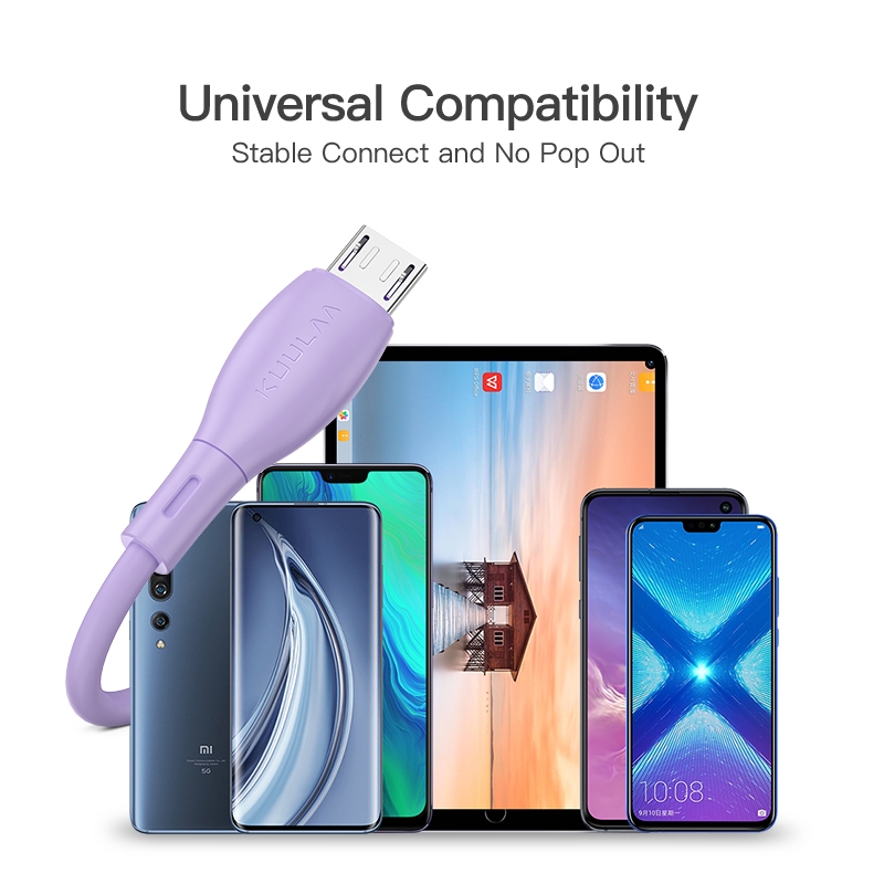 Cáp Sạc KUULAA Cho Xiaomi Redmi 7 Micro Usb Tốc Độ Nhanh Chiều Dài 30cm | BigBuy360 - bigbuy360.vn