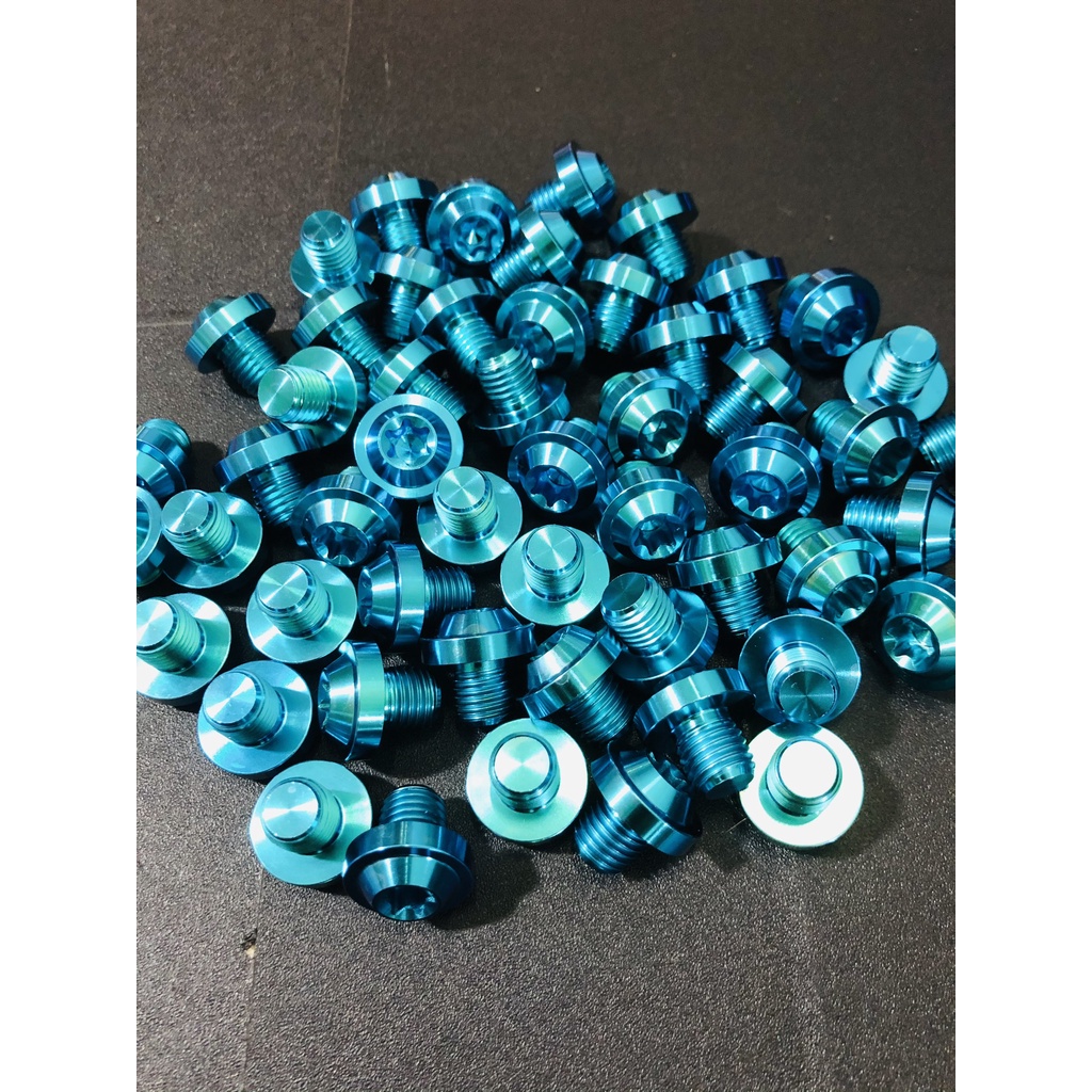 Ốc Titan Chân kính dù thuận, dù nghịch gắn cho các dòng xe HD, Yamaha, Suzuki, Ex150