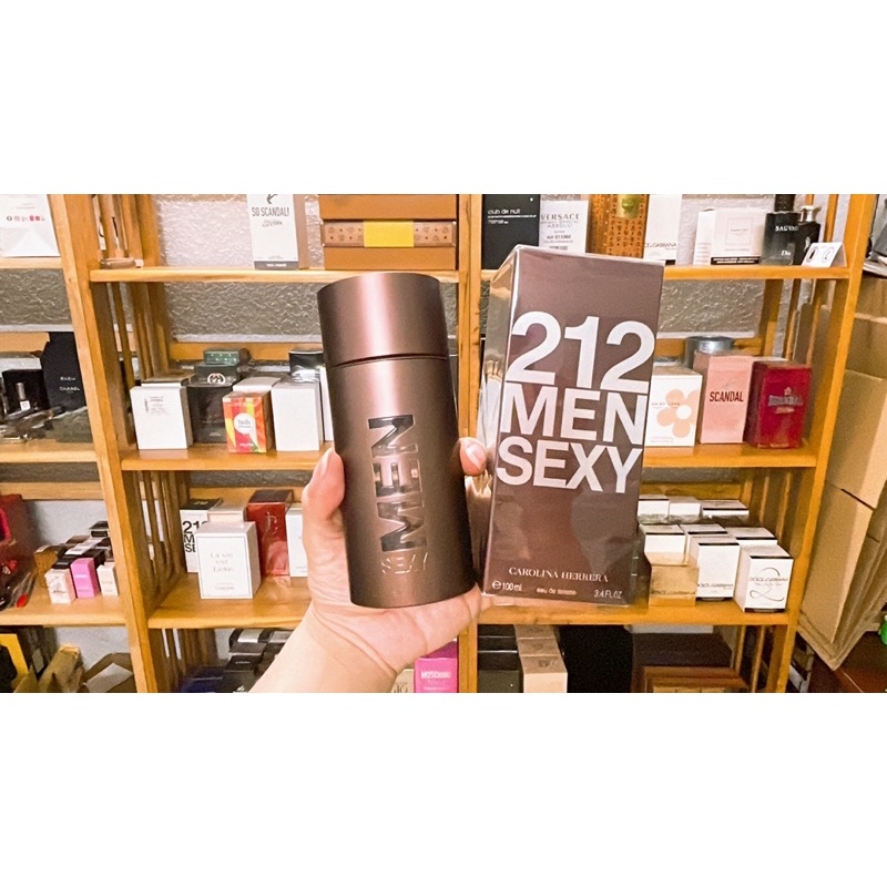 Nước hoa nam chính hãng Carolina Herrera 212 Sexy Men EDP (mẫu thử 5ml - 10ml))