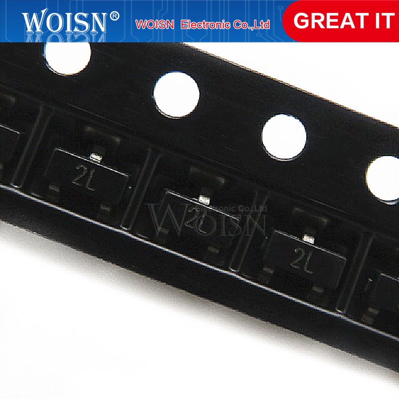 100 Cái / lốc 2N5401 2L MMBT5401 2L SOT23-3 SOT23 SMD bóng bán dẫn Mới Trong