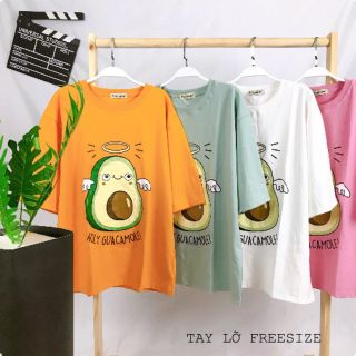 🌸 áo thun tay lở trái bơ 🌸