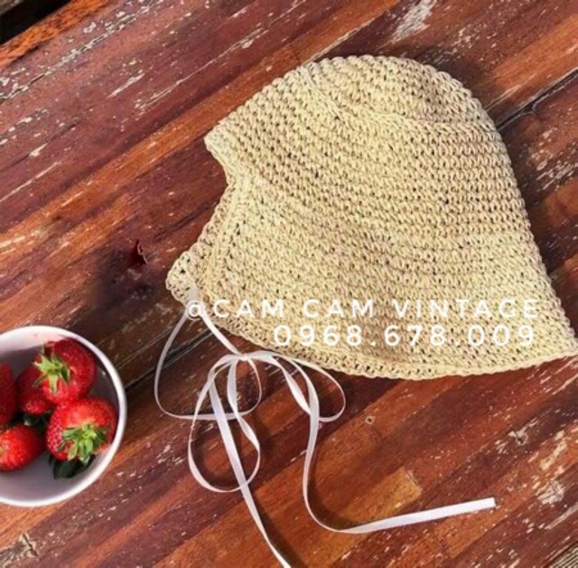 [ SẴN ] MŨ CÓI NƠ CỘT TIỂU THƯ ULZZANG STYLE CAO CẤP