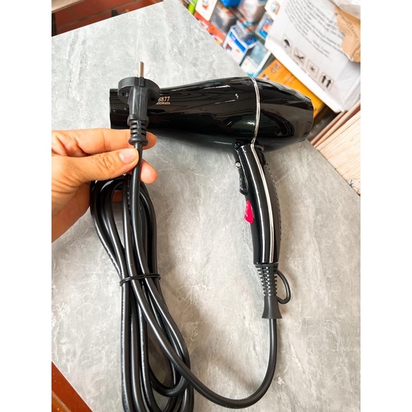 Máy sấy tóc AIOLOS 8877 công suất lớn 2300w sấy khoẻ nóng lạnh 2 chiều tạo kiểu dùng cho salon