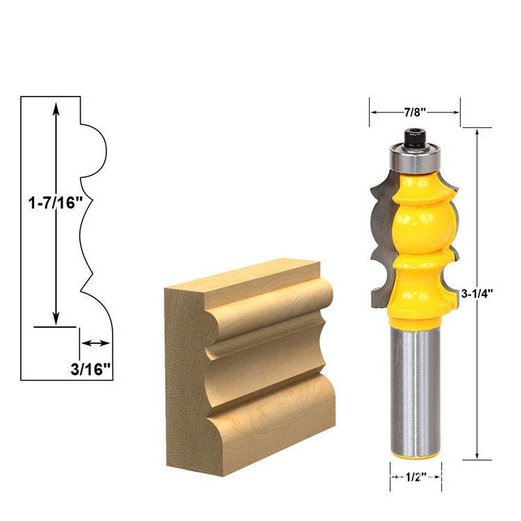 Bộ 5 mũi soi phảo chỉ nổi đa năng cao cấp cốt 1/2