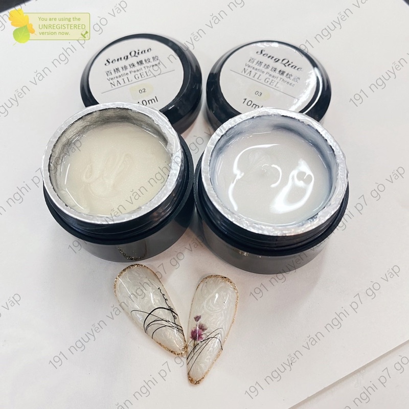 Sơn gel ánh trai hũ 10ml-hiệu ứng trai sang chảnh