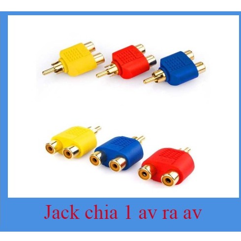 Đầu chia audio 1 av ra 2 av