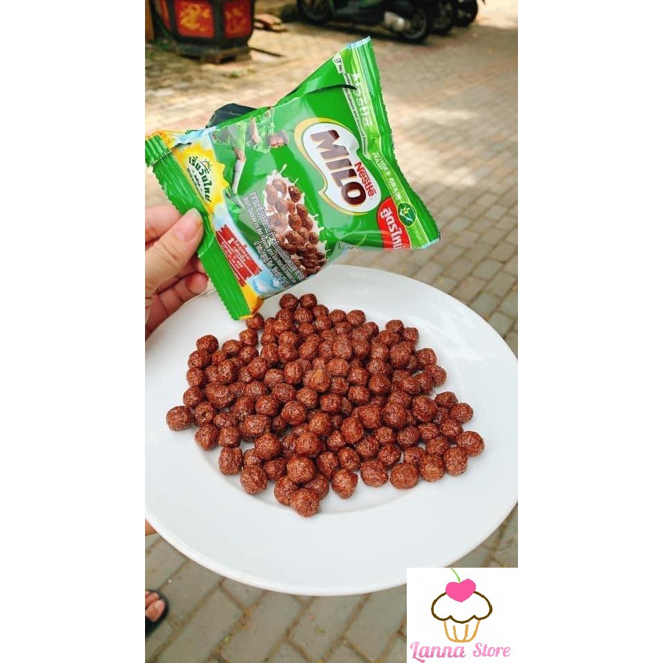 [Ăn Vặt] Ngũ cốc / snack Nestle Milo cube ăn sáng gói 15g - Thái Lan