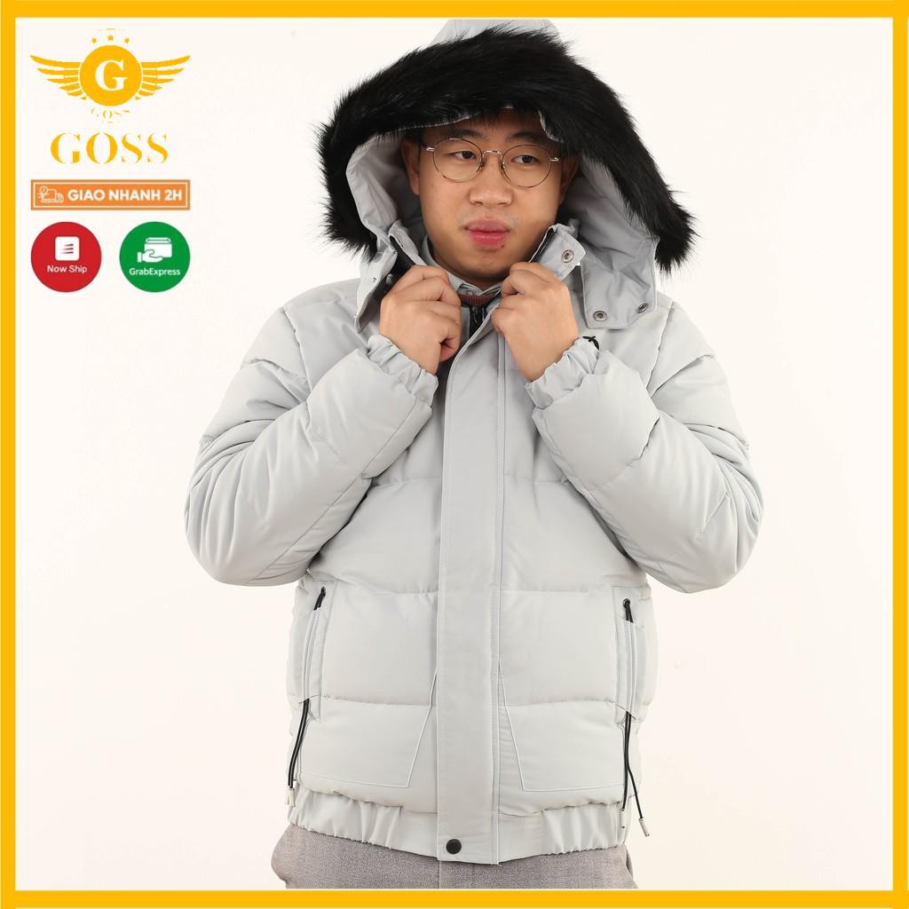 ⭐️Mặc là Mê⭐️ Áo phao nam cao cấp ba lớp mũ lông siêu ấm GOSS - Áo khoác phao nam đẹp chính hãng | BigBuy360 - bigbuy360.vn
